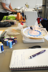 Kathi and Jacquies Desk_Canadian Embroiderers Guild_LondonON_Low Res