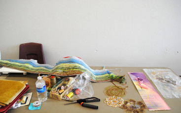 Marianne's desk_Canadian Embroiderers Guild_London ON_Low Res